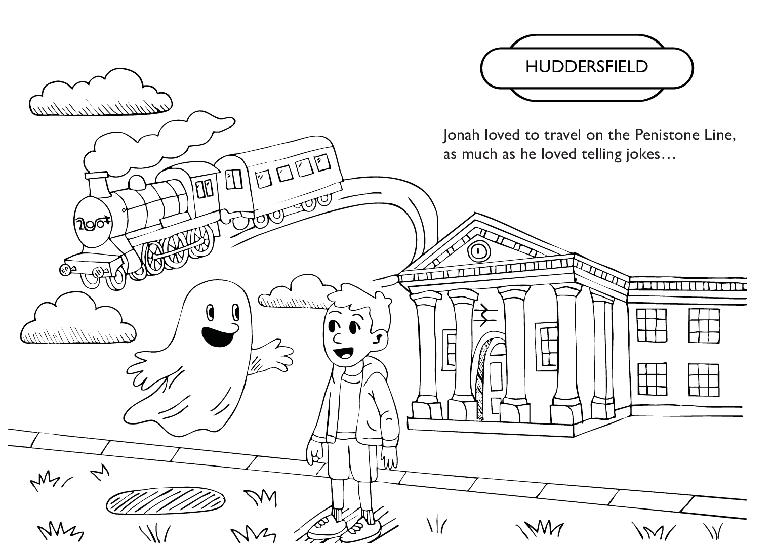 Huddersfield - Jonah's Journey Colouring Book
