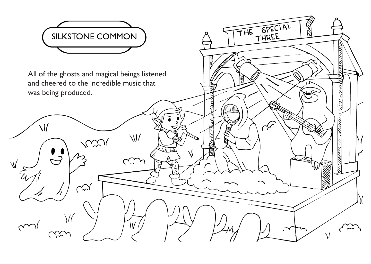 Silkstone Common - Jonah's Journey Colouring Book