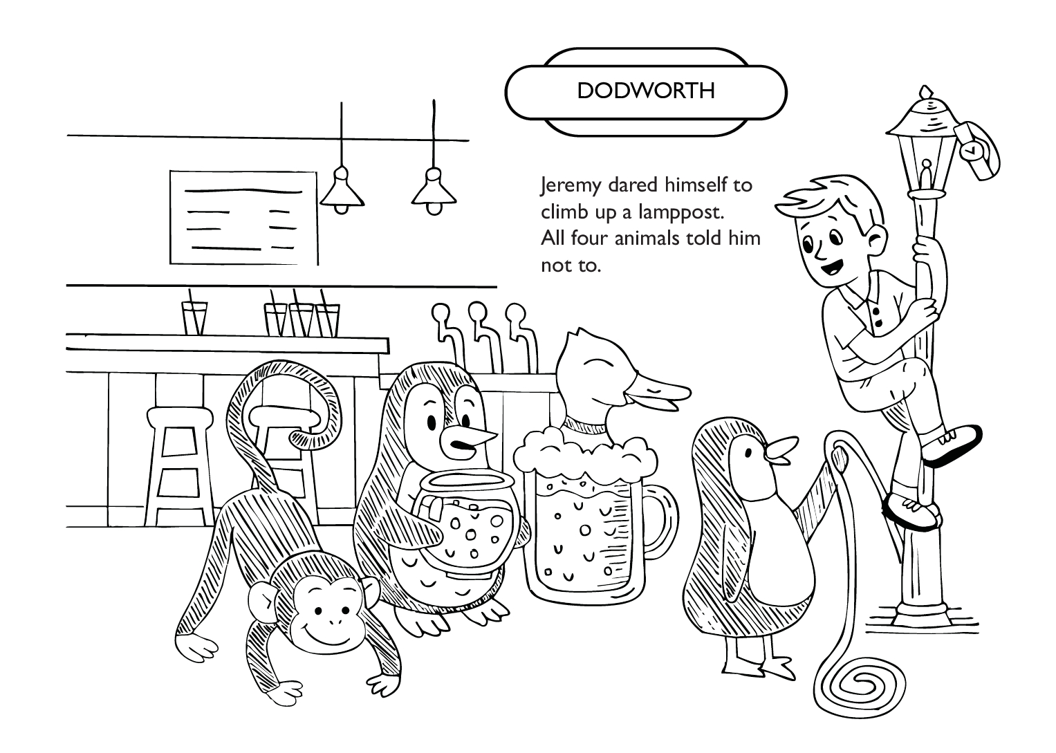 Dodworth - Jonah's Journey Colouring Book