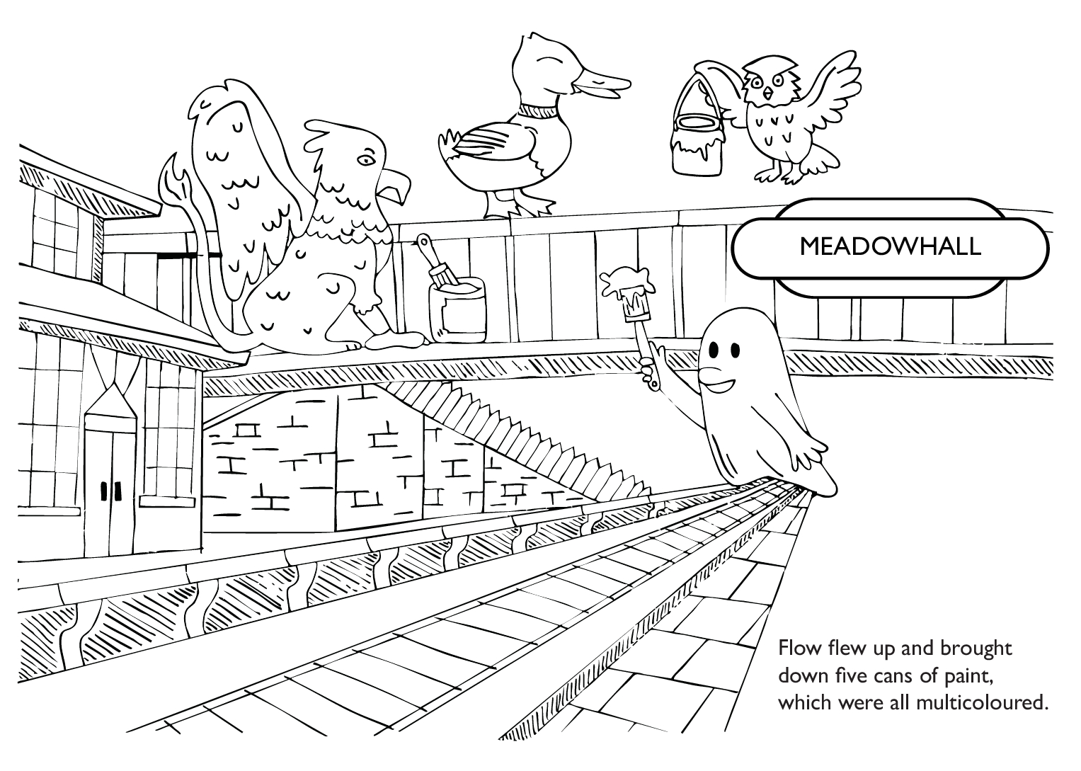 Meadowhall - Jonah's Journey Colouring Book