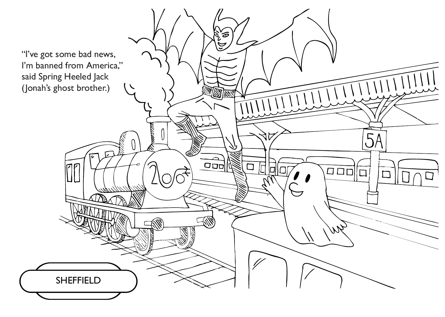 Sheffield - Jonah's Journey Colouring Book