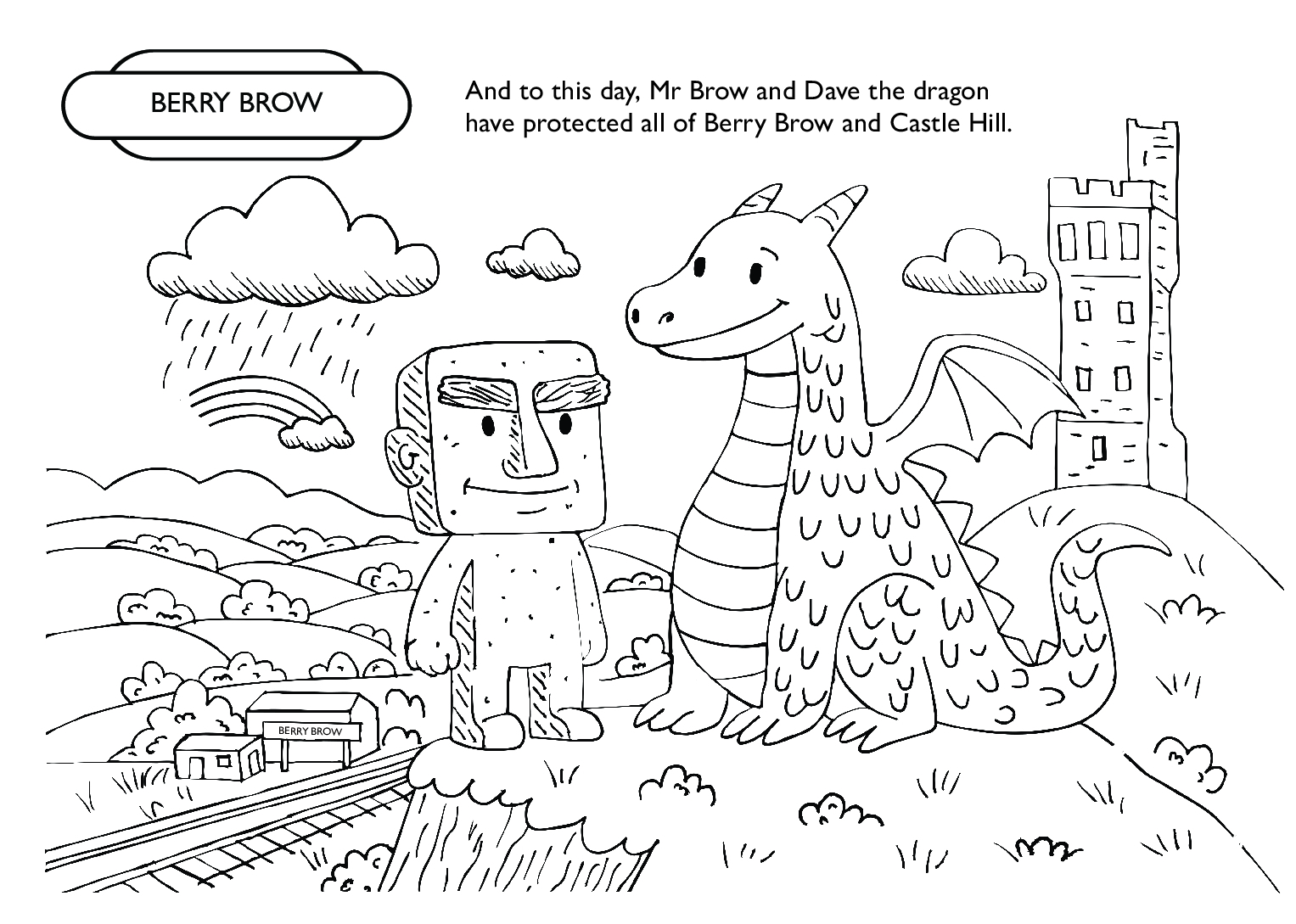 Berry Brow - Jonah's Journey Colouring Book