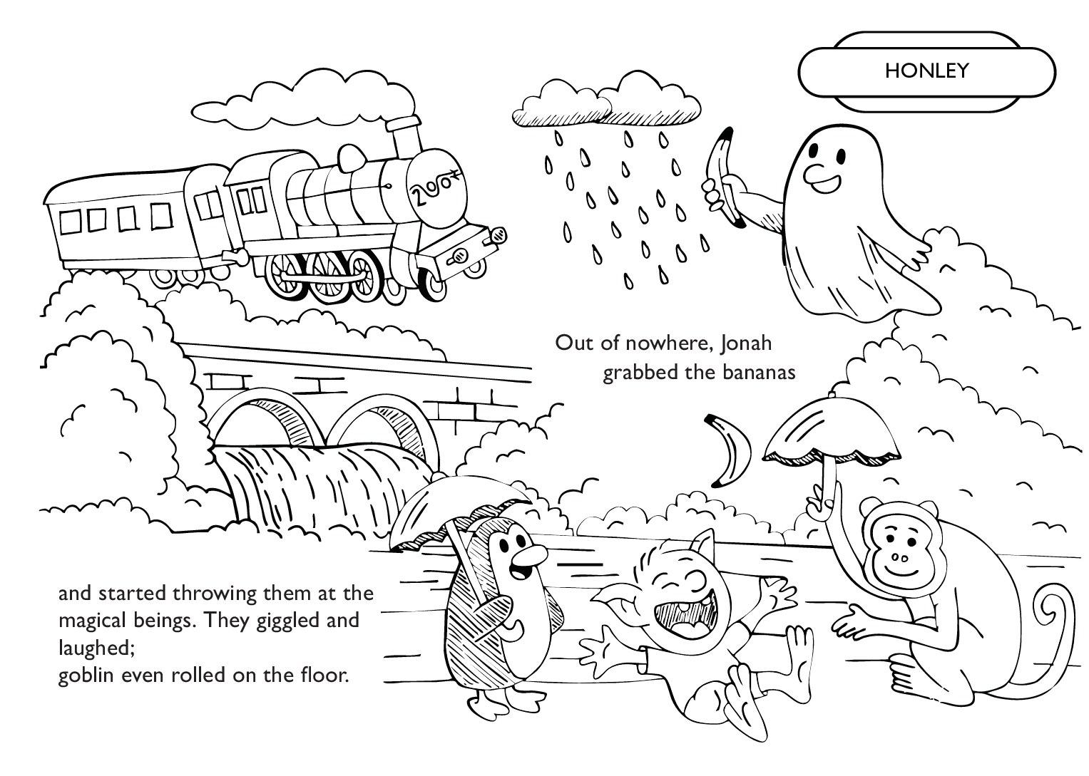 Honley - Jonah's Journey Colouring Book