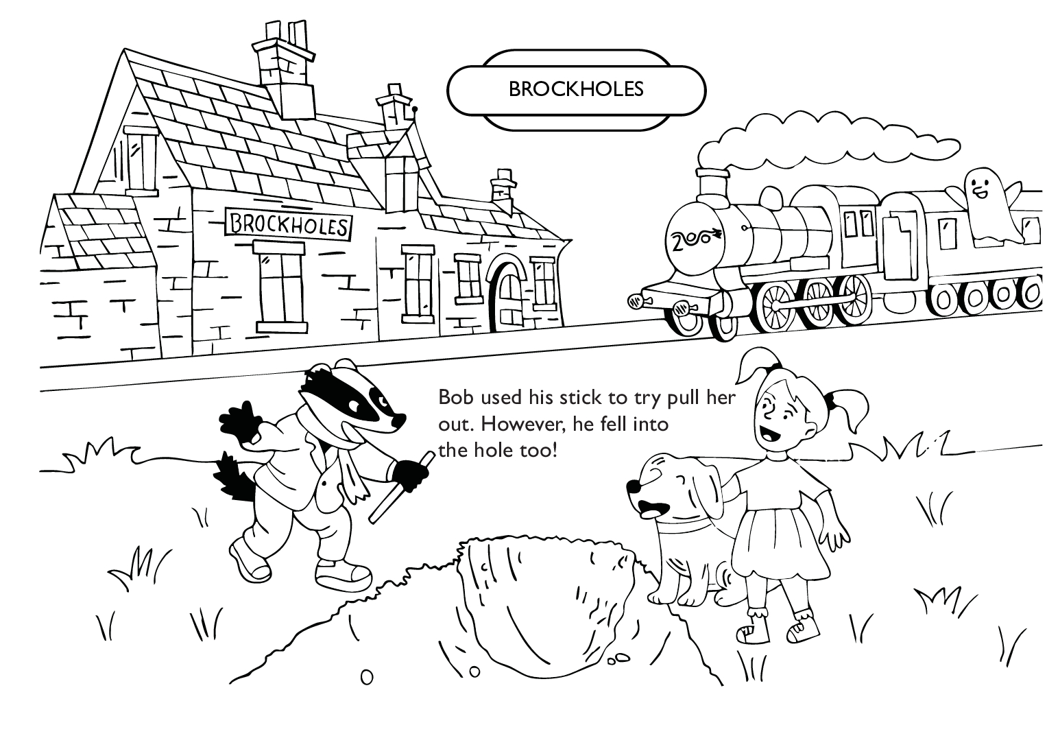 Brockholes - Jonah's Journey Colouring Book