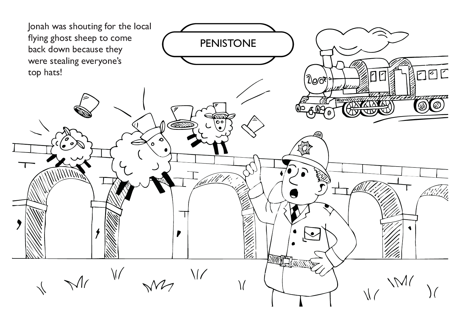 Penistone - Jonah's Journey Colouring Book