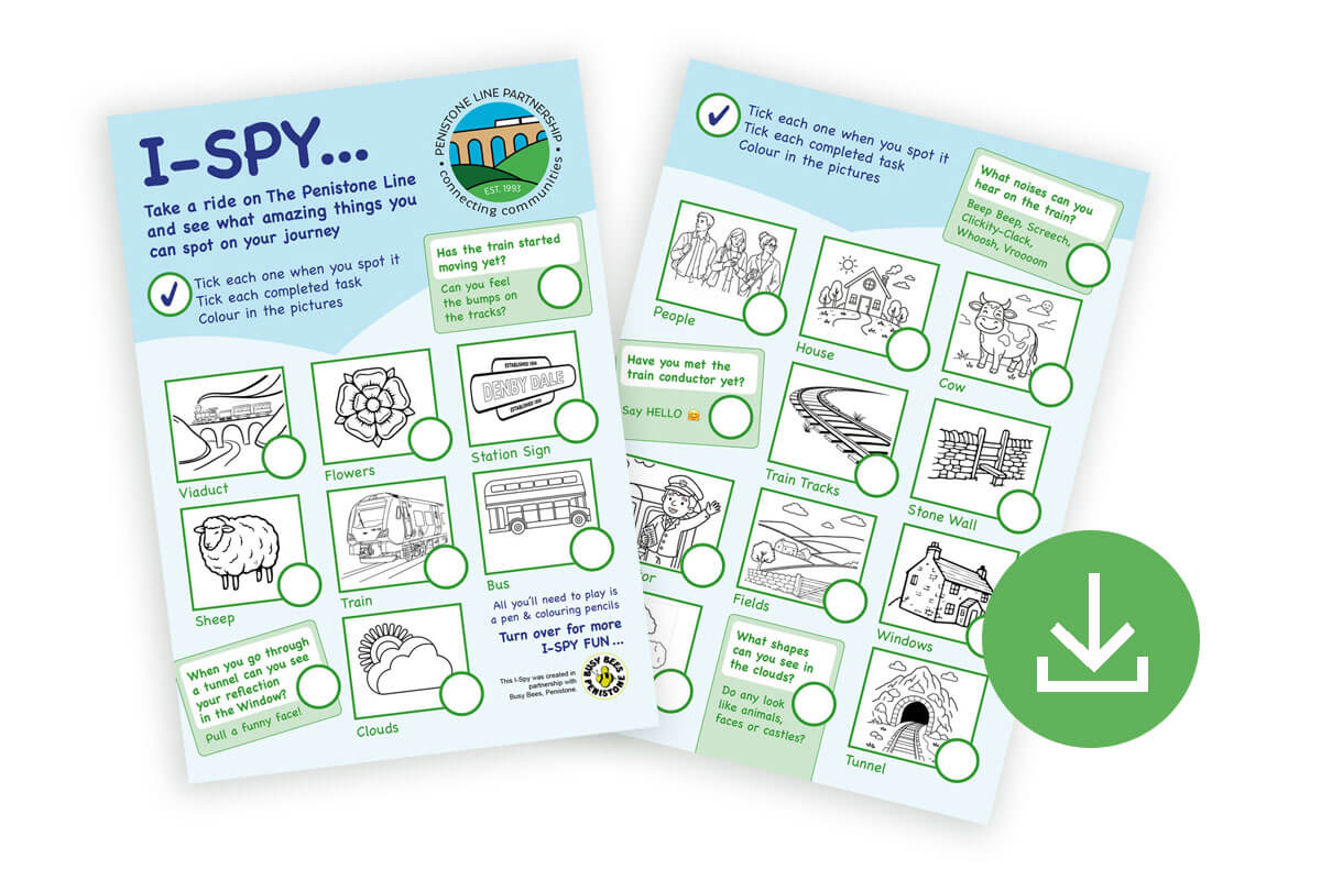 I-SPY leaflet for the Penistone Line - PDF download