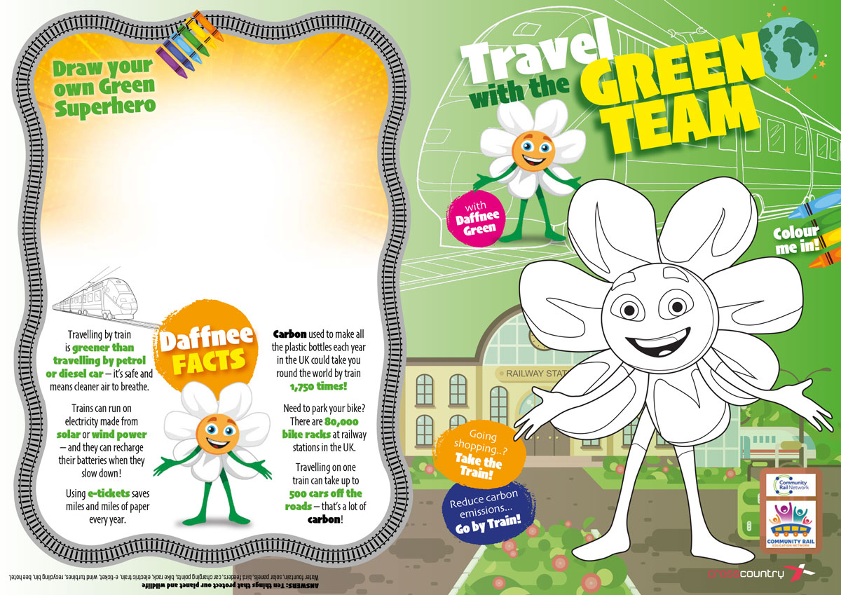 Click to download the Travel With The Green Team Activity Sheet