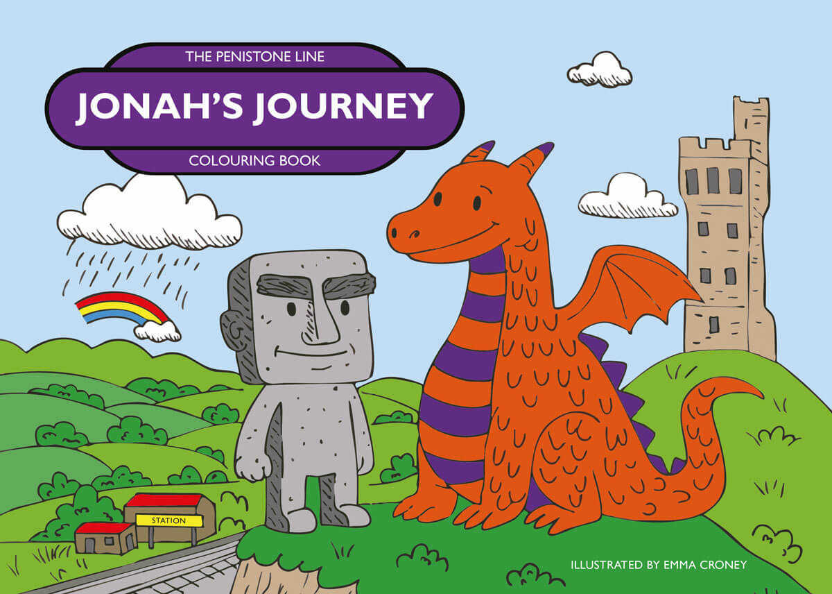 Jonah's Journey Colouring Book front cover
